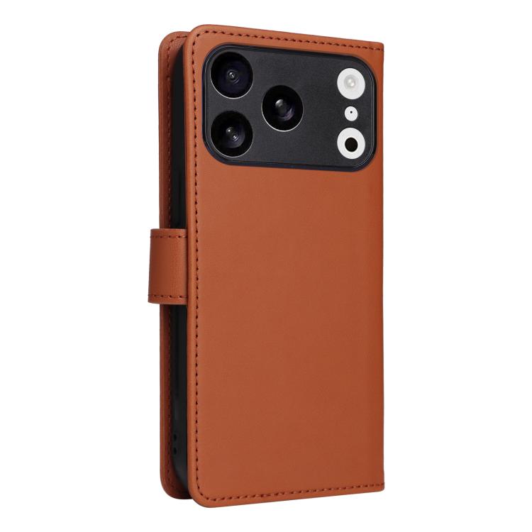 For iPhone 17 Pro BETOPNICE BN-005 2 in 1 Detachable Imitate Genuine Leather Phone Case(Brown) - iPhone 17 Pro Cases by BETOPNICE | Online Shopping UK | buy2fix