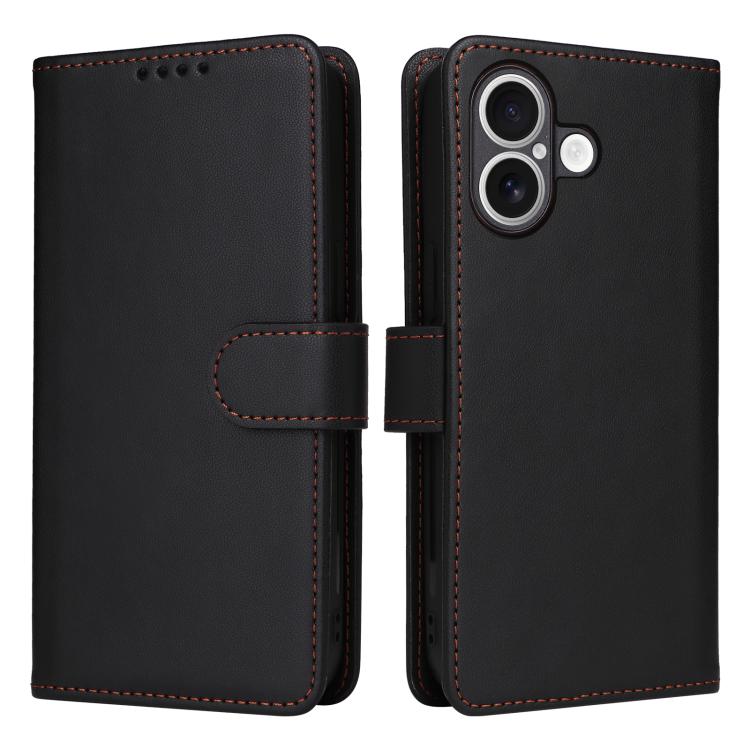 For iPhone 17 BETOPNICE BN-005 2 in 1 Detachable Imitate Genuine Leather Phone Case(Black) - iPhone 17 Cases by BETOPNICE | Online Shopping UK | buy2fix