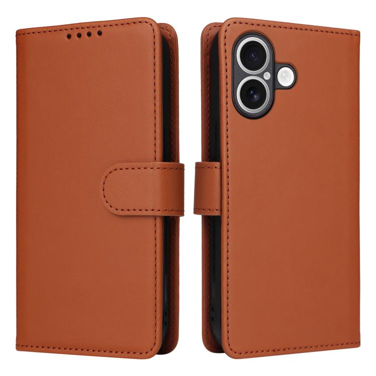For iPhone 17 BETOPNICE BN-005 2 in 1 Detachable Imitate Genuine Leather Phone Case(Brown) - iPhone 17 Cases by BETOPNICE | Online Shopping UK | buy2fix