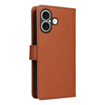 For iPhone 17 BETOPNICE BN-005 2 in 1 Detachable Imitate Genuine Leather Phone Case(Brown) - iPhone 17 Cases by BETOPNICE | Online Shopping UK | buy2fix