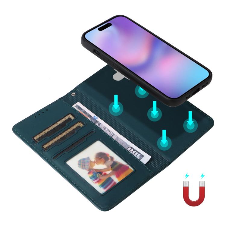 For iPhone 17 BETOPNICE BN-005 2 in 1 Detachable Imitate Genuine Leather Phone Case(Blue) - iPhone 17 Cases by BETOPNICE | Online Shopping UK | buy2fix