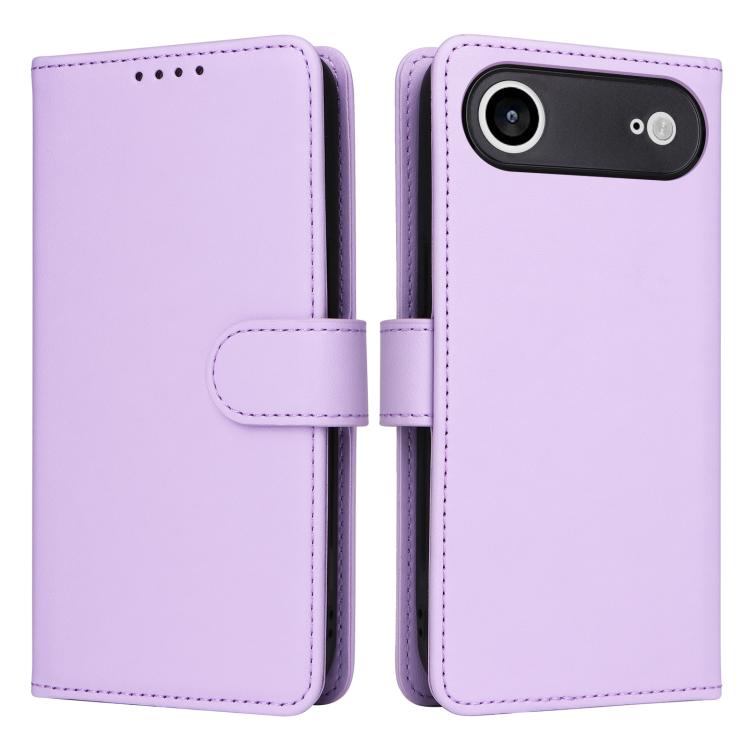 For iPhone 17 Air BETOPNICE BN-005 2 in 1 Detachable Imitate Genuine Leather Phone Case(Light Purple) - iPhone 17 Air Cases by BETOPNICE | Online Shopping UK | buy2fix