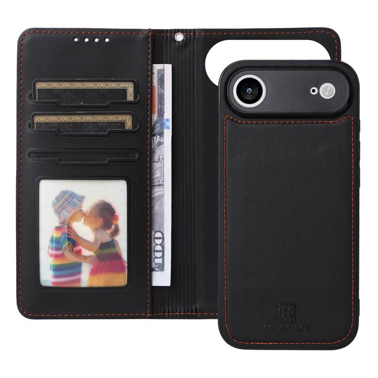For iPhone Air BETOPNICE BN-005 2 in 1 Detachable Imitate Genuine Leather Phone Case(Black) - iPhone Air Cases by BETOPNICE | Online Shopping UK | buy2fix