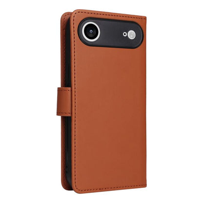 For iPhone 17 Air BETOPNICE BN-005 2 in 1 Detachable Imitate Genuine Leather Phone Case(Brown) - iPhone 17 Air Cases by BETOPNICE | Online Shopping UK | buy2fix