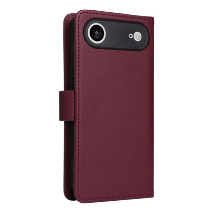 For iPhone 17 Air BETOPNICE BN-005 2 in 1 Detachable Imitate Genuine Leather Phone Case(Wine Red) - iPhone 17 Air Cases by BETOPNICE | Online Shopping UK | buy2fix
