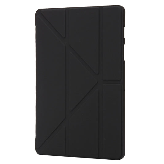 For Samsung Galaxy Tab S10 FE / S9 Deformation Silicone Leather Tablet Case(Black) by buy2fix
