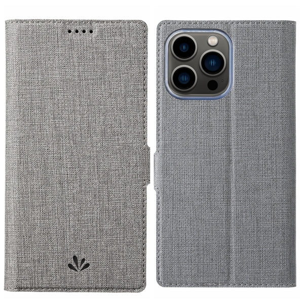 For iPhone 15 Pro Max ViLi K Series Dual-side Buckle Magsafe Leather Phone Case(Grey) by ViLi