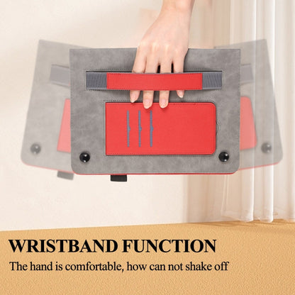 For iPad mini 6 / mini 2024 Litchi Texture Leather Sucker Tablet Case(Red) - iPad mini 6 Cases by buy2fix | Online Shopping UK | buy2fix