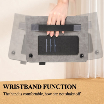 For iPad mini 6 / mini 2024 Litchi Texture Leather Sucker Tablet Case(Black) - iPad mini 6 Cases by buy2fix | Online Shopping UK | buy2fix