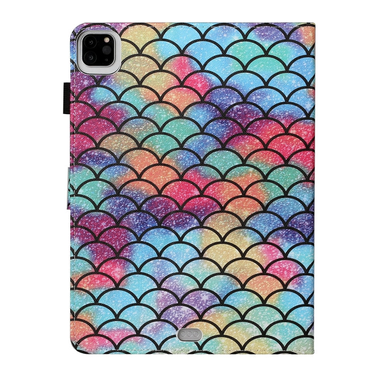 For iPad Pro 11 inch (2020) Colored Drawing Pattern Horizontal Flip PU Leather Tablet Case with Holder & Card Slot & Sleep / Wake-up Function(Diamond) - iPad Pro 11 (2020) Cases by buy2fix | Online Shopping UK | buy2fix
