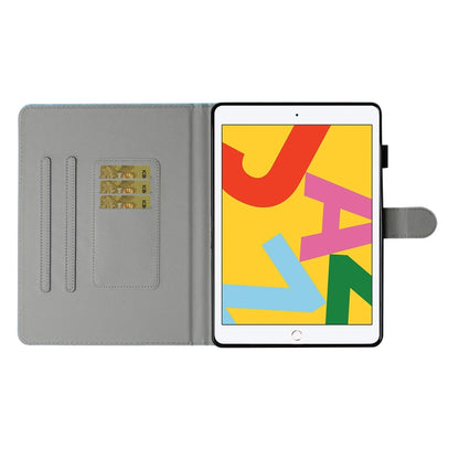 For iPad 9.7 (2017/2018) & Air 2 & Air & iPad Pro 9.7 Colored Drawing Pattern Horizontal Flip PU Leather Case with Holder & Card Slot & Sleep / Wake-up Function(Sika Deer) - iPad 9.7 (2018) & (2017) Cases by buy2fix | Online Shopping UK | buy2fix
