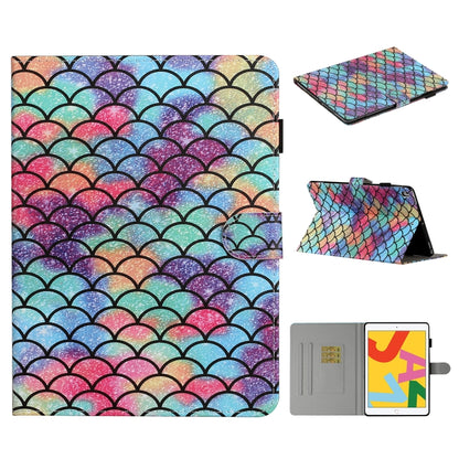 For iPad 9.7 (2017/2018) & Air 2 & Air & iPad Pro 9.7 Colored Drawing Pattern Horizontal Flip PU Leather Case with Holder & Card Slot & Sleep / Wake-up Function(Diamond) - iPad 9.7 (2018) & (2017) Cases by buy2fix | Online Shopping UK | buy2fix