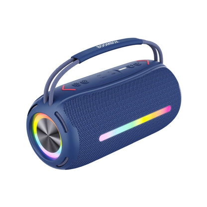T&G X360 20W RGB Colorful Bluetooth Speaker Portable Outdoor 3D Stereo Speaker(Blue) - Desktop Speaker by T&G | Online Shopping UK | buy2fix