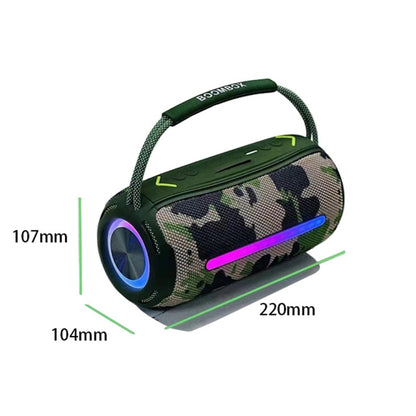 T&G X360 20W RGB Colorful Bluetooth Speaker Portable Outdoor 3D Stereo Speaker(Black) - Desktop Speaker by T&G | Online Shopping UK | buy2fix