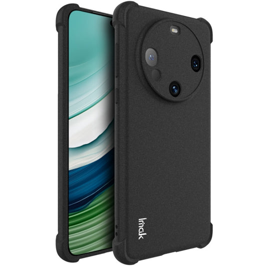 For Huawei Mate 60 imak Shockproof Airbag TPU Phone Case(Matte Black) - Huawei Cases by imak | Online Shopping UK | buy2fix