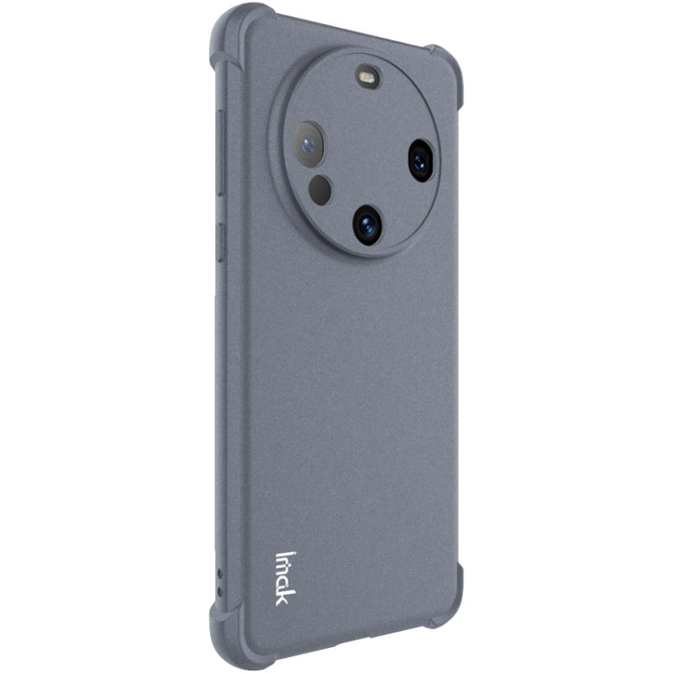 For Huawei Mate 60 imak Shockproof Airbag TPU Phone Case(Matte Grey) - Huawei Cases by imak | Online Shopping UK | buy2fix