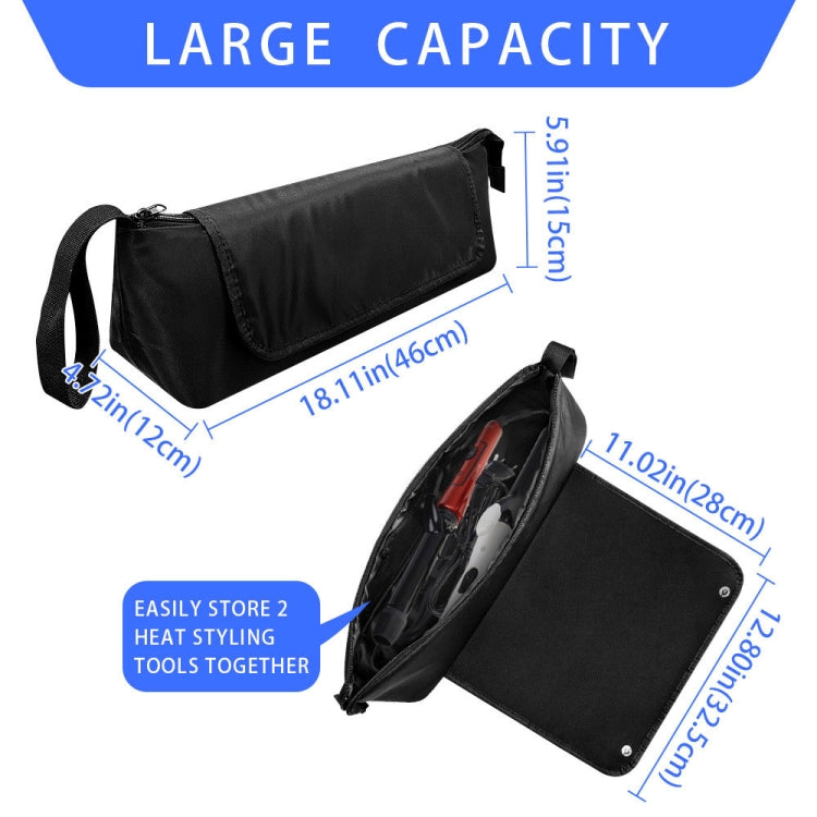 Hair Straightener and Curling Iron Hair Tool Storage Bag For Dyson(Pink) by buy2fix
