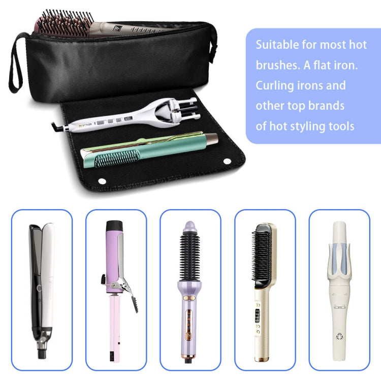 Hair Straightener and Curling Iron Hair Tool Storage Bag For Dyson(Pink) by buy2fix
