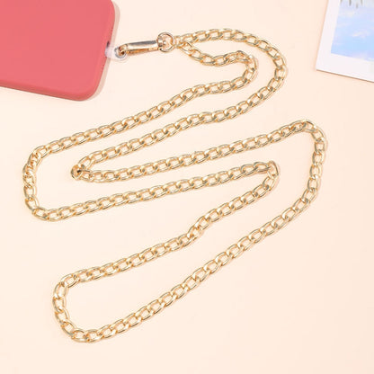 Metal Chain Crossbody Chain Phone Lanyard with Clip,Length: 1.25m, Model:K1649-8mm - Lanyards & Wrist Straps by buy2fix | Online Shopping UK | buy2fix