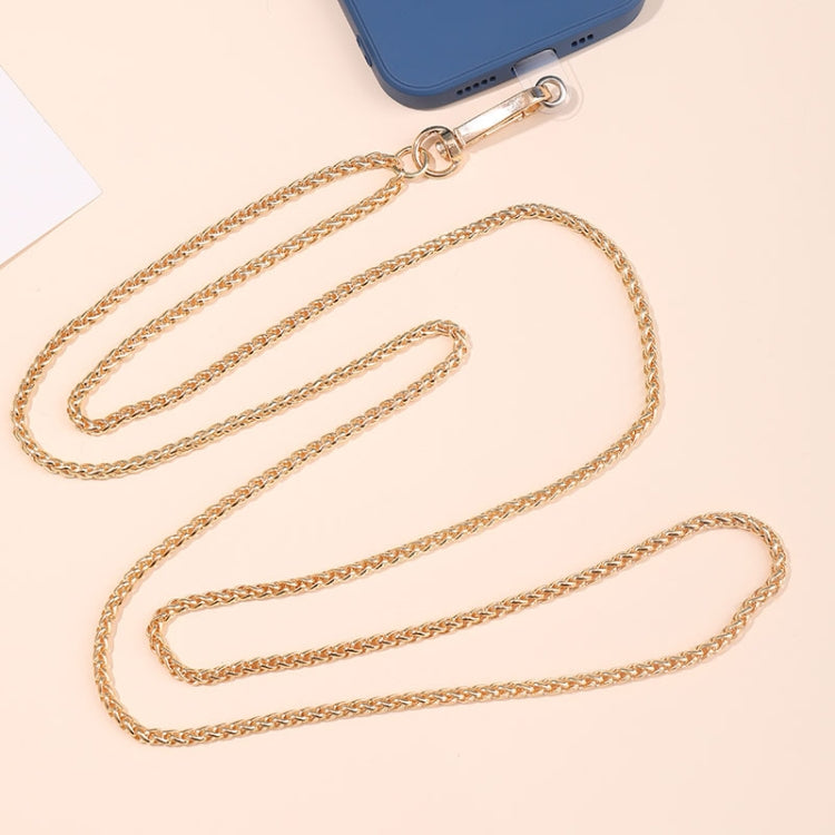 Metal Chain Crossbody Chain Phone Lanyard with Clip,Length: 1.25m, Model:K1659-4mm - Lanyards & Wrist Straps by buy2fix | Online Shopping UK | buy2fix