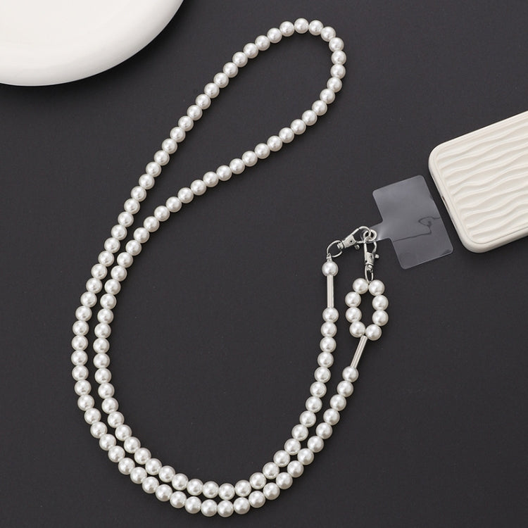 Metal Chain Crossbody Chain Phone Lanyard with Clip,Length: 1.25m, Model:K1894+Card - Lanyards & Wrist Straps by buy2fix | Online Shopping UK | buy2fix