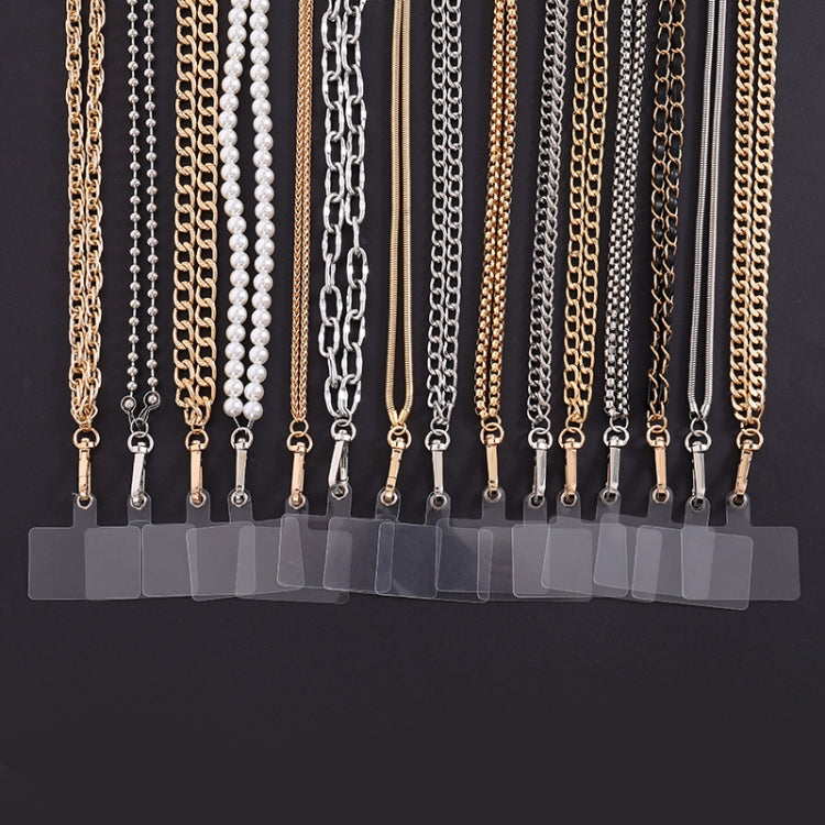 Metal Chain Crossbody Chain Phone Lanyard with Clip,Length: 1.25m, Model:K1648-8mm - Lanyards & Wrist Straps by buy2fix | Online Shopping UK | buy2fix