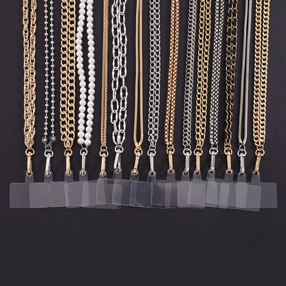 Metal Chain Crossbody Chain Phone Lanyard with Clip,Length: 1.25m, Model:K1648-8mm - Lanyards & Wrist Straps by buy2fix | Online Shopping UK | buy2fix