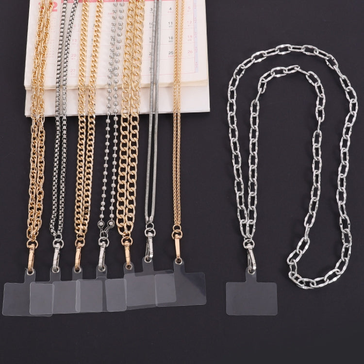 Metal Chain Crossbody Chain Phone Lanyard with Clip,Length: 1.25m, Model:K1648-8mm - Lanyards & Wrist Straps by buy2fix | Online Shopping UK | buy2fix