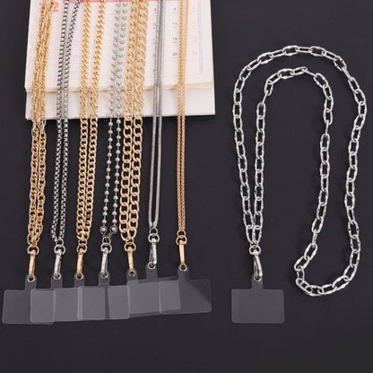 Metal Chain Crossbody Chain Phone Lanyard with Clip,Length: 1.25m, Model:K1647-7mm - Lanyards & Wrist Straps by buy2fix | Online Shopping UK | buy2fix