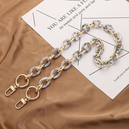 L204 Acrylic Handmade Chain Phone Lanyard with Gasket, Model:L204-2HS-60cm - Lanyards & Wrist Straps by buy2fix | Online Shopping UK | buy2fix