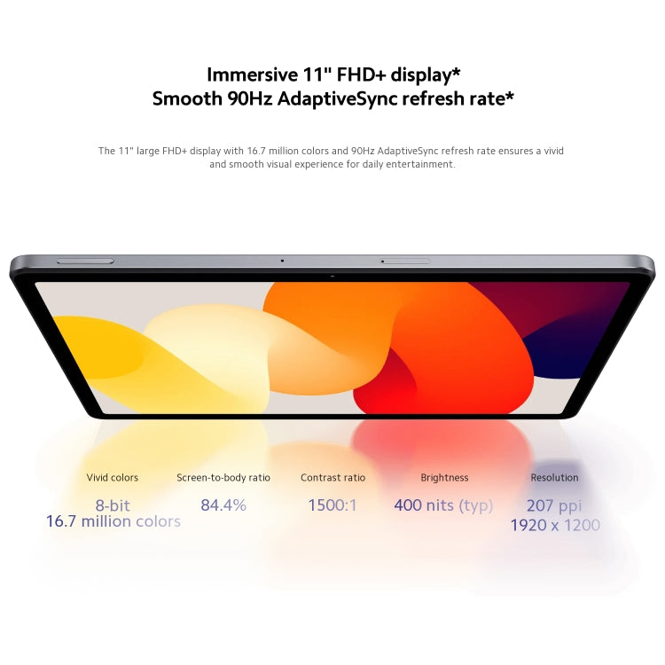 Xiaomi Redmi Pad SE 11 inch, 8GB+256GB, MIUI Pad 14 OS Qualcomm Snapdragon 680 Octa Core, Not Support Google Play(Purple) - Other by Xiaomi | Online Shopping UK | buy2fix