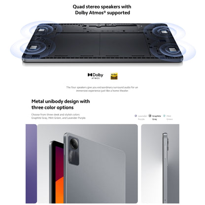 Xiaomi Redmi Pad SE 11 inch, 8GB+256GB, MIUI Pad 14 OS Qualcomm Snapdragon 680 Octa Core, Not Support Google Play(Purple) - Other by Xiaomi | Online Shopping UK | buy2fix