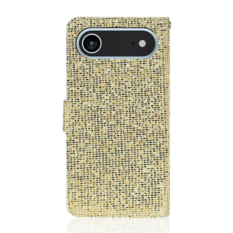 For iPhone Air Glitter Powder Filp Leather Phone Case(Gold) - iPhone Air Cases by buy2fix | Online Shopping UK | buy2fix