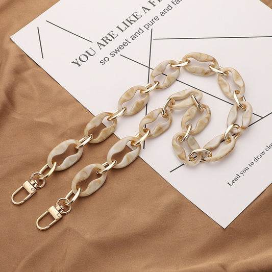 L203 Acrylic Resin Chain Phone Lanyard With Gasket, Model:L203-MS-60cm - Lanyards & Wrist Straps by buy2fix | Online Shopping UK | buy2fix