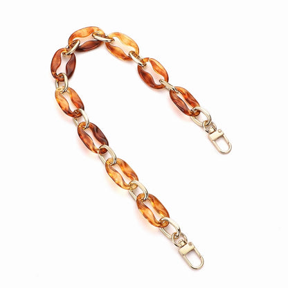L203 Acrylic Resin Chain Phone Lanyard With Gasket, Model:L203-MS-40cm - Lanyards & Wrist Straps by buy2fix | Online Shopping UK | buy2fix