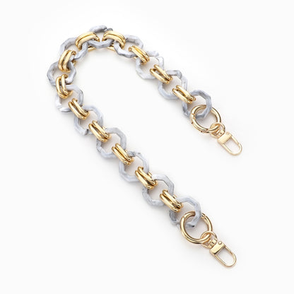 L201 Octagonal Buckle Resin Contrast Thick Chain Phone Lanyard with Spacer, Model:L201-2HS-120cm - Lanyards & Wrist Straps by buy2fix | Online Shopping UK | buy2fix