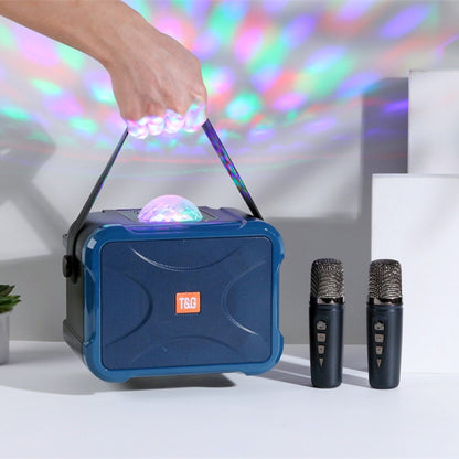 T&G TG543 Colorful Integrated Handheld Karaoke Wireless Bluetooth Speaker(Red) - Desktop Speaker by T&G | Online Shopping UK | buy2fix