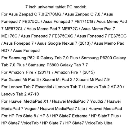 For 7 inch Universal Tablet PC Colored Drawing Pattern Horizontal Flip PU Leather Case with Holder & Card Slot(Diamond) - 7 inch by buy2fix | Online Shopping UK | buy2fix