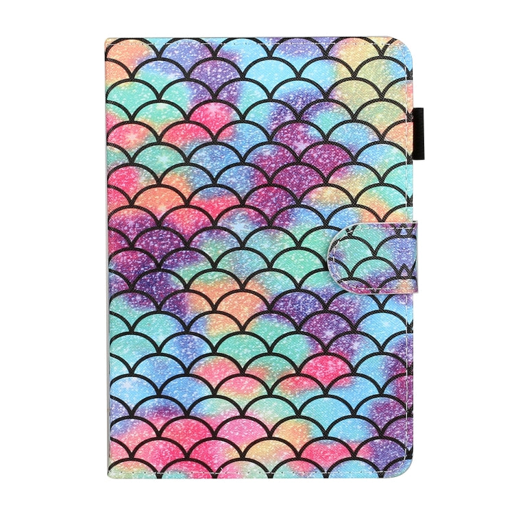 For 8 inch Universal Tablet PC Colored Drawing Pattern Horizontal Flip PU Leather Case with Holder & Card Slot(Diamond) - 8 inch by buy2fix | Online Shopping UK | buy2fix