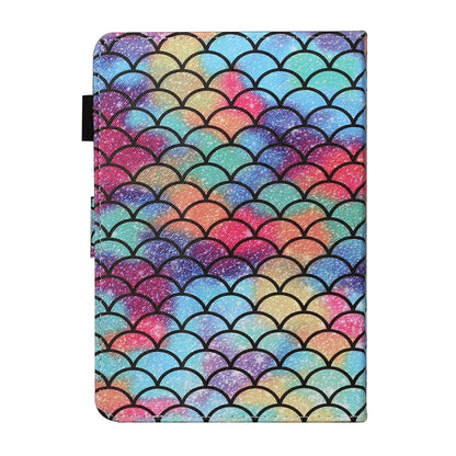 For 8 inch Universal Tablet PC Colored Drawing Pattern Horizontal Flip PU Leather Case with Holder & Card Slot(Diamond) - 8 inch by buy2fix | Online Shopping UK | buy2fix