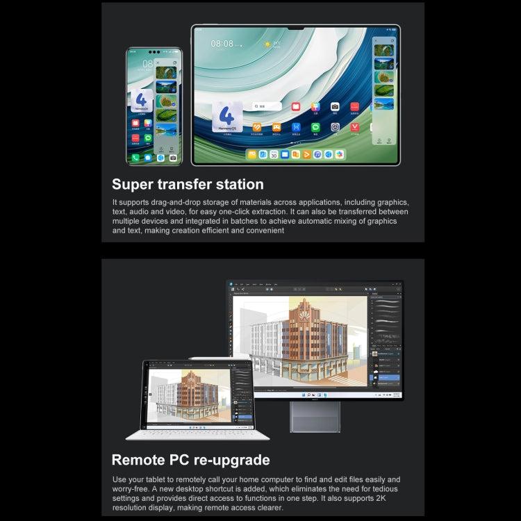 HUAWEI MatePad Pro 13.2 inch WiFi, 16GB+1TB, with Smart Keyboard + Stylus, HarmonyOS 4 Hisilicon Kirin 9000S 12-core, Not Support Google Play(Black) - Huawei by Huawei | Online Shopping UK | buy2fix