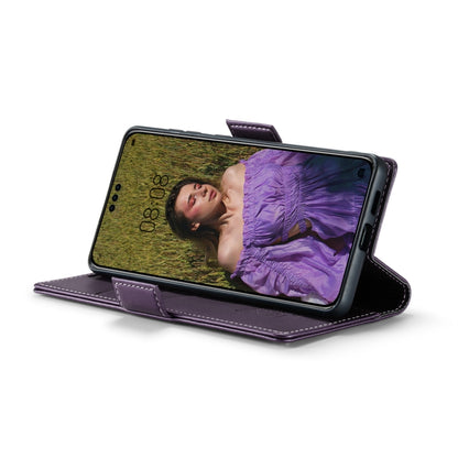 For Huawei Mate 60 Pro / 60 Pro+ CaseMe 023 Butterfly Buckle Litchi Texture RFID Anti-theft Leather Phone Case(Pearly Purple) by CaseMe