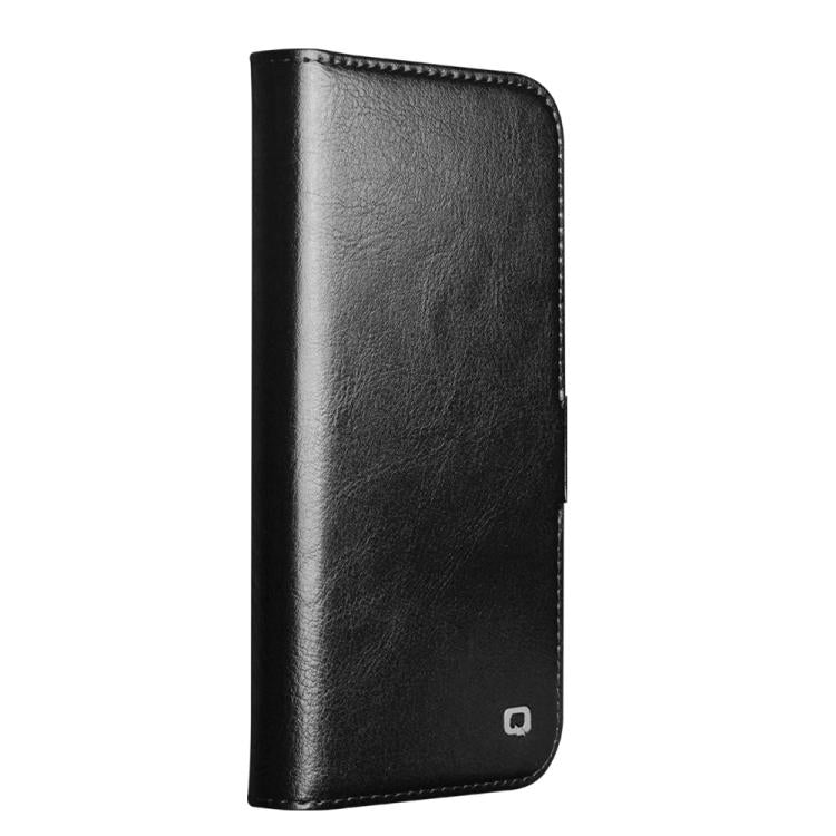 For iPhone 17 QIALINO Classic 103 Buckle Genuine Leather Phone Case(Black) - iPhone 17 Cases by QIALINO | Online Shopping UK | buy2fix