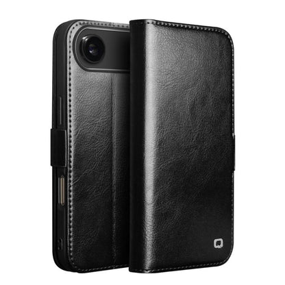 For iPhone Air QIALINO Classic 103 Buckle Genuine Leather Phone Case(Black) - iPhone Air Cases by QIALINO | Online Shopping UK | buy2fix