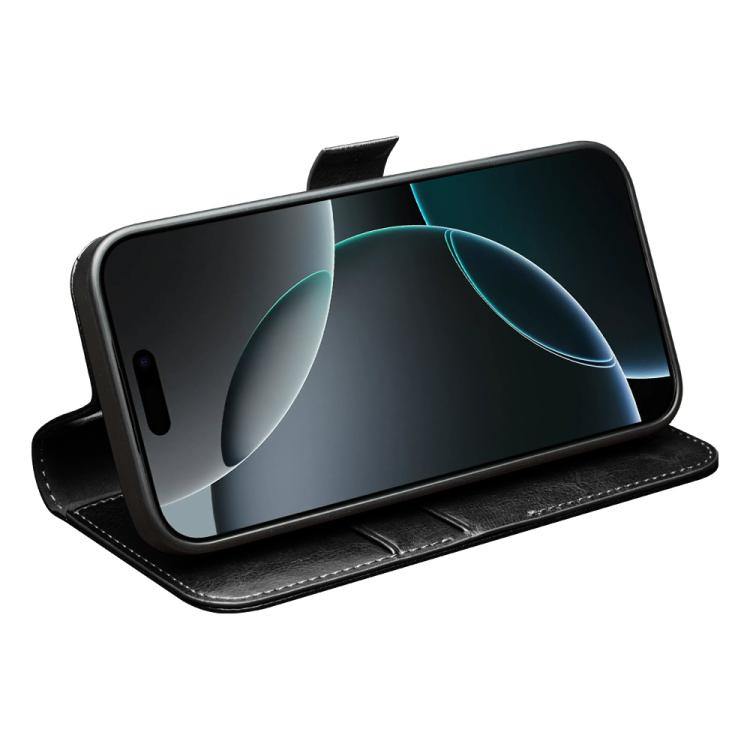 For iPhone Air QIALINO Classic 103 Buckle Genuine Leather Phone Case(Black) - iPhone Air Cases by QIALINO | Online Shopping UK | buy2fix