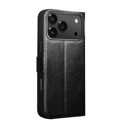 For iPhone 17 Pro Max QIALINO Classic 103 Buckle Genuine Leather Phone Case(Black) - iPhone 17 Pro Max Cases by QIALINO | Online Shopping UK | buy2fix