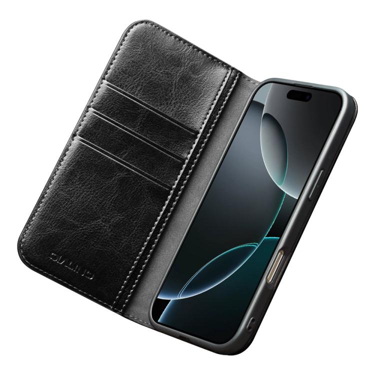For iPhone Air QIALINO Classic Genuine Leather Phone Case(Black) - iPhone Air Cases by QIALINO | Online Shopping UK | buy2fix