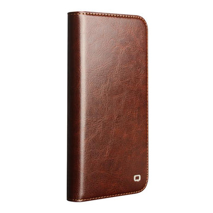 For iPhone Air QIALINO Classic Genuine Leather Phone Case(Brown) - iPhone Air Cases by QIALINO | Online Shopping UK | buy2fix