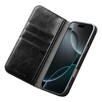 For iPhone 17 Pro QIALINO Classic Genuine Leather Phone Case(Black) - iPhone 17 Pro Cases by QIALINO | Online Shopping UK | buy2fix