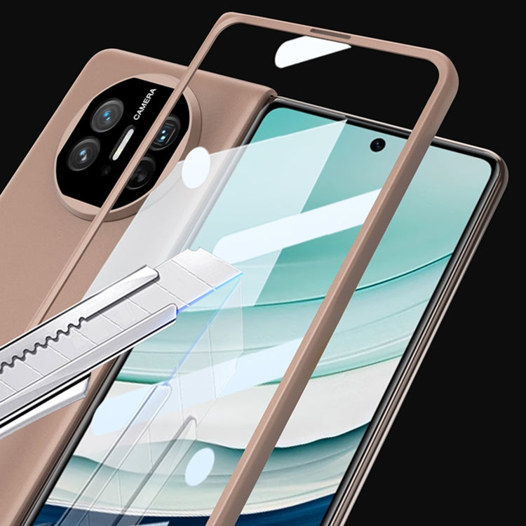 For Huawei Mate X5 GKK Integrated Ultra-thin Full Coverage Phone Flip Case(Green) by GKK